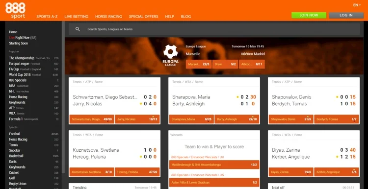 888sport Screenshot 2