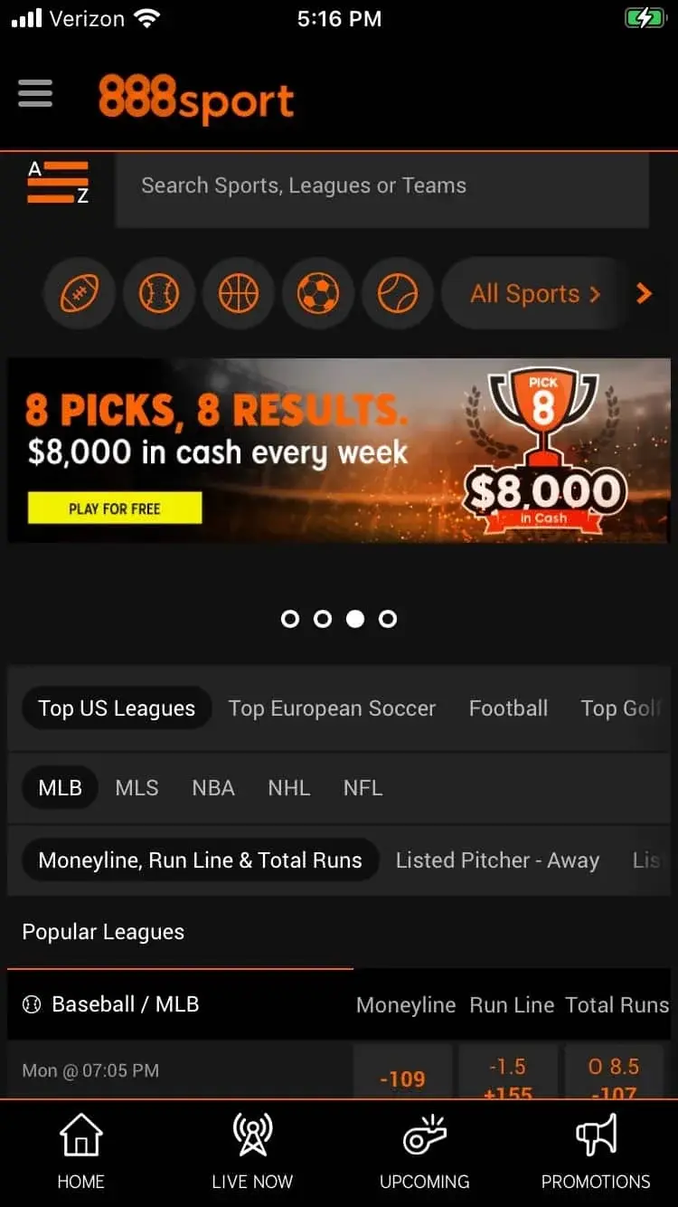 888sport Screenshot 1